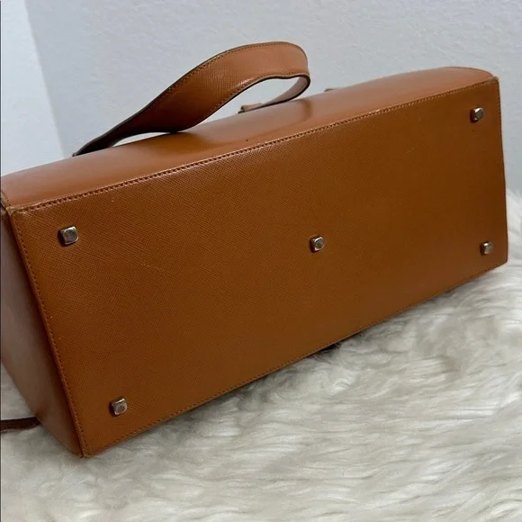 💯 Authentic Salvatore Ferragamo Boston Bag Leather🍀 - Picture 10 of 17